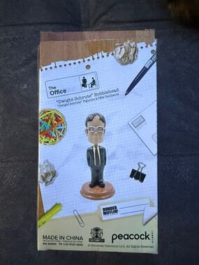The Office Dwight Schrute Bobblehead - Yellow & Black